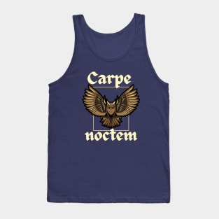 Carpe noctem Owl Tank Top